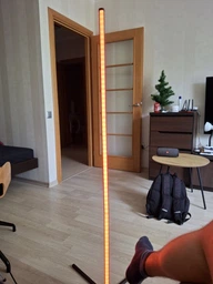 Торшер неонова лампа Nook Lamp LED RGB 120 см від USB підлоговий кутовий світильник, нічник, регулювання яскравості, пульт керування фото від покупців 1