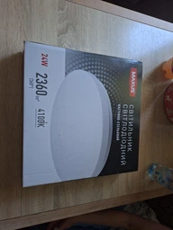 Світильник світлодіодний настінно-стельовий Maxus Ceiling light 24W 4100K C (коло)