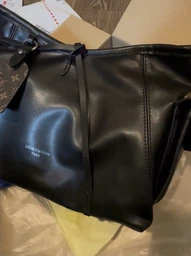 Сумка жіноча Louis Vuitton CarryAll Cargo Vibe PM чорна(072) фото от покупателей 1