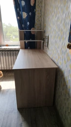 Стіл комп'ютерний з поличками лівоворуч RedWood Ванкувер Ш1416*В1226*Г600 Дуб сонома/Білий RLST24sonomawhite фото від покупців 2