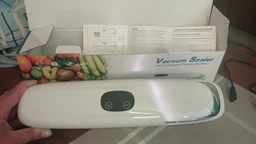Вакуумний пакувальник для продуктів Vacuum Sealer MK-801 90 Вт вакууматор ручний побутовий зелений фото від покупців 4