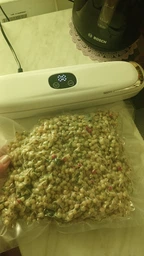 Вакуумний пакувальник для продуктів Vacuum Sealer MK-801 90 Вт вакууматор ручний побутовий зелений фото від покупців 2