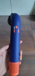 Професійний фен для волосся Hair Dryer + насадка, 1600 Вт синій ( Supersonic HD18 ) фото від покупців 2