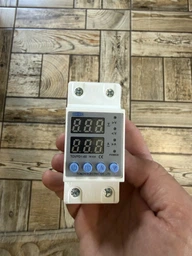 Реле напруги TOMZN TOVPD1-60-EC 63A 220V, захист від перенапруги та заниженої напруги, DIN-рейка, дисплей