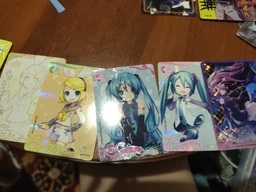 Колекционные карточки вокалоид Хацунэ Мику Hatsune Miku 1 пак 5 карточек 1