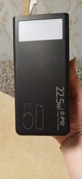 Повербанк 50000 mah 22.5W Super Fast Charge 10024 з LED дисплеєм і швидкою зарядкою PD/QC 3 порта powerbank павербанк для телефона apple айфона iphone самсунг samsung роутера планшета універсальний з ліхтариком