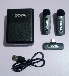 Бездротовий мікрофон BOYA BY-V30 Type-C 2 мікрофона Black фото от покупателей 3