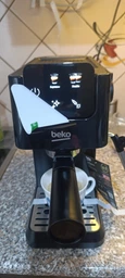 Кавоварка Beko CEP5302B ріжкова 1.1л, мелена, ручний капучинатор, підігрів чашок, авторецептів - 2, дисплей, чорний фото від покупців 1