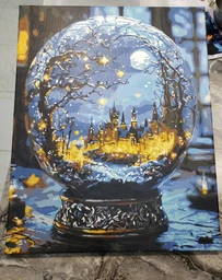 Картина по номерам 40×50 см Kontur. Магический шар с красками металлик DS0664