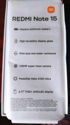 Мобільний телефон Xiaomi Redmi Note 15 8/256GB Purple (1183677) фото від покупців 2