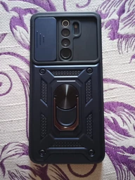 Чехол Epik Camshield Serge Ring ударопрочный для Xiaomi Redmi Note 8 Pro Синий
