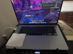 Охолоджувальна підставка для ноутбука Dyxon MEGAFREEZE 18 Gaming Pro RGB Illumination Black (DXNMGFGP18B)