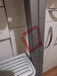 Металлическая лестница-стремянка Eurogold Steel home 214 (4 ступенек) односторонняя расставная (22865)