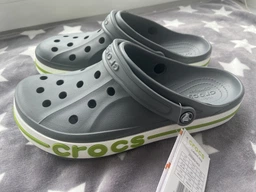 Крокси чоловічі сабо Crocs Bayaband Charcoal 42 сірі