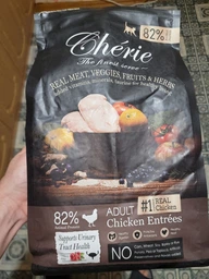 Беззерновий сухий корм для котів з куркою Cherie Healthy Urinary Tract- Adult Chicken Entrees підтримка сечовивідних шляхів 400 г 602221