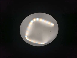 Управляемая светодиодная люстра ESLLSE MOON 50W R 380×65мм Белая для кухни, спальни, прихожей