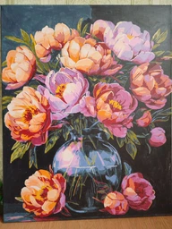 Картина за номерами Розкіш квітів ©art_selena_ua 40x50 KHO3274 Ідейка