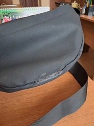 Сумка бананка поясна чоловіча сумка на пояс і плече спортивна сумочка з регулюванням ременя для телефону водозахисна тканина зелена фото від покупців 3