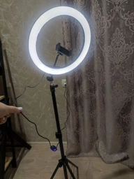 Світлодіодна лампа RZTK кільцева Light Ring 26 USB + штатив 2.1 м фото від покупців 1