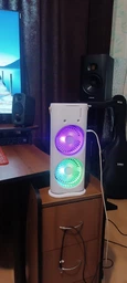Вентилятор акумуляторний безпровідний + USB + пульт ДУ подвійний з підсвічуванням 3в1 360° настільний міні кондиціонер для зволоження повітря охолоджувач для кімнати офісу дачі фото від покупців 1