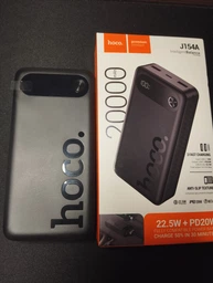 Портативная батарея PowerBank Hoco J154A Victorious 22.5W+PD20W 20000mAh White фото от покупателей 3