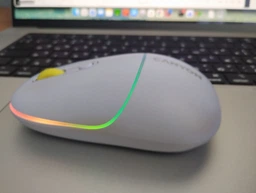 Комп'ютерна миша бездротова Canyon MW-22, Dark Grey, Bluetooth / USB 2.4 GHz, оптична, 800 - 1600 dpi, RGB підсвічування, 650 mAh