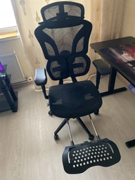 Кресло компьютерное офисное эргономичное OfficePro Elite Grey (OC950G)