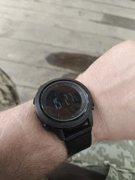 Військовий тактичний годинник North Edge для військових з компасом, крокоміром та вологозахистом 5 ATM Зелений