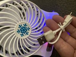 Настільний міні вентилятор портативний домашній Mini Fan usb чорний мобільний акумуляторний 3 режими вентилятора для дому та подорожей вентилятори від юсб повербанка ноутбука