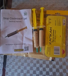 Комплект 2 шприца гель-паста средство от тараканов Targan-dez Stop Cockroach gel + Подарок Клеевая ловушка