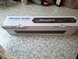 Вакууматор Vacuum Sealer вакуумний пакувальник для їжі, побутовий вакууматор чорний (VACSEA)
