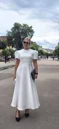 Сукня міді XL біла