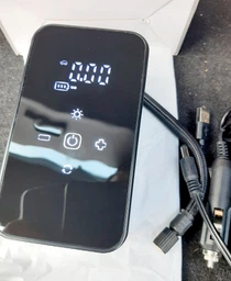 Авто компрессор беспроводной портативный 5в1 с функцией Powerbank 6000 mAh 10.3 Bar автомобильный насос для колес машины шин EAN:17282383587792 фото от покупателей 4