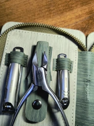 Набор для маникюра и педикюра makeup Manicure Set из нержавеющей стали в сумке 9 предметов фото от покупателей 2