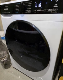 Gorenje Прально-сушильна машина фронтальна, 9(6)кг, 1400, A, 55см, дисплей, інвертор, Wi-Fi, білий