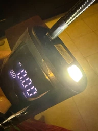 Багатофункціональний бездротовий компресор з ліхтариком 4500mAh 150PSI 10bar фото від покупців 2