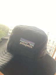 Панама Patagonia кольору синя сталь на об’єм голови 56–58 см, повсякденна панама з шийним шнурком фото від покупців 1