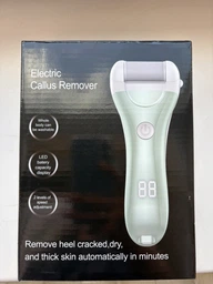 Пемза пилка для ног и пяток роликовая аккумуляторная Callus Remover 3W электрическая для шлифовки электропемза для педикюра USB зеленая фото от покупателей 8