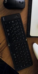 Клавиатура беспроводная Hoco GM71 ENG/RUS Bluetooth 5.2 180 mAh тонкая складная универсальная для ПК или ноутбука Черный