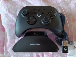Бездротовий геймпад GamePro із зарядною станцією GPX13BDOC BT 5.3/USB/2.4 ГГц (Switch/PC/iOS/Android) RGB Black фото від покупців 2