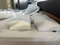 Подушка ортопедична анатомічна IDEIA ErgoSleep з ефектом пам'яті для сну на боці, спині та животі 61х34х12 см (4820227288670) фото від покупців 1