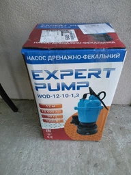 Канализационный дренажный фекальный насос EXPERT PUMP WQD 12-10 для откачки выгребных ям, септиков