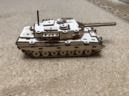 3D Пазл Механический Из Дерева Pazly Leopard "Танк Леопард" 196 деталей