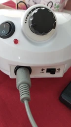 Фрезер для манікюру та педикюру професійний 65W 45000 об. хв + подарунок 7 алмазних фрез білий фото від покупців 12