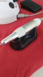 Фрезер для манікюру та педикюру професійний 65W 45000 об. хв + подарунок 7 алмазних фрез білий фото від покупців 11