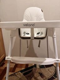 Стілець 2 в 1 для годування дитини Velano Basic White (45687) фото від покупців 1