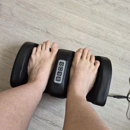 Массажер для ног электрический роликовый с подогревом Foot Massager для массажа стоп и икр с 3 уровнями интенсивности, от сети Черный, WMS-026-Black фото от покупателей 5
