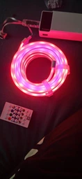 Неоновая стрічка 10 метрів управління з телефону LED Neon Rope Light гнучка розумна світлодіодна підсвітка USB Bluetooth IP68 (LONGITUD) фото від покупців 5
