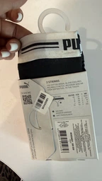 Набір трусиків стрінгів Puma Women String 2P 90785411 M Black / Various Logo Colors (8720245254601) фото від покупців 1