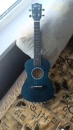Концертное Укулеле (Гавайская гитара) Molin 23″ Изумрудный + 4 струны + три медиатора + салфетка из микрофибры + тюнер (mrk6848) фото от покупателей 1